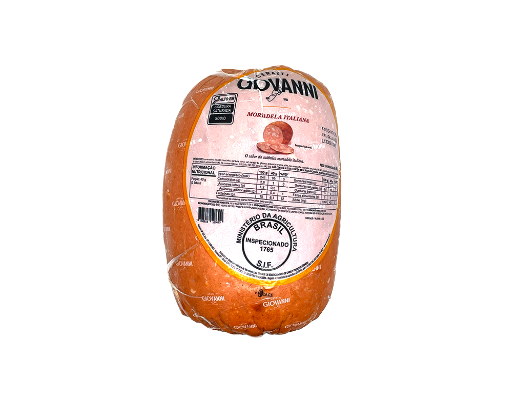 MORTADELA ITALIANA GIOVANNI CERATTI 5 KG (CX 2 PÇ)